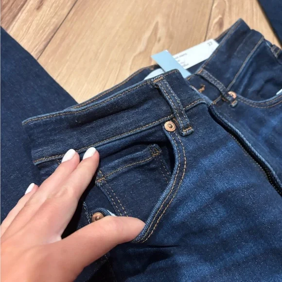 LOFT ‘The Sculpt’ High Rise Dark Blue Jeans - Picture 6 of 7